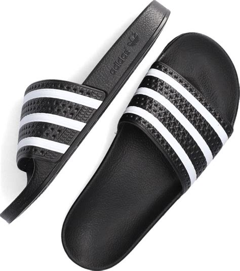 adidas adilette heren slippers|adidas adilette slippers zwart.